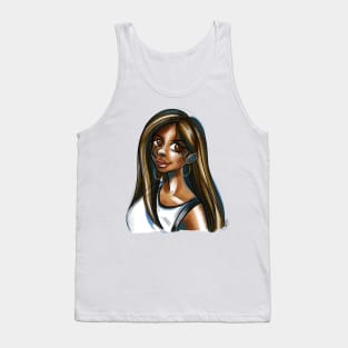 Aliyah Art x Tifa Lockhart Tank Top